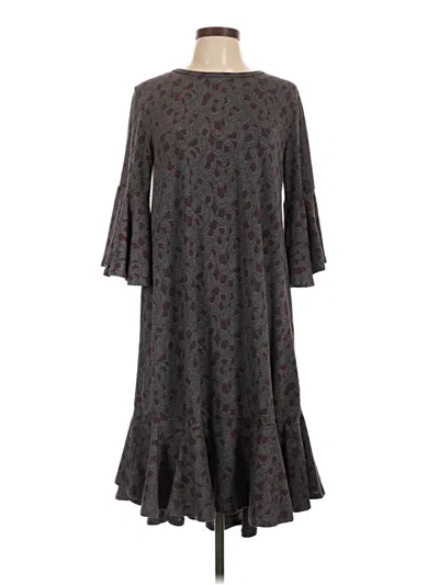 Pre-owned Lularoe Casual Dress In Gray