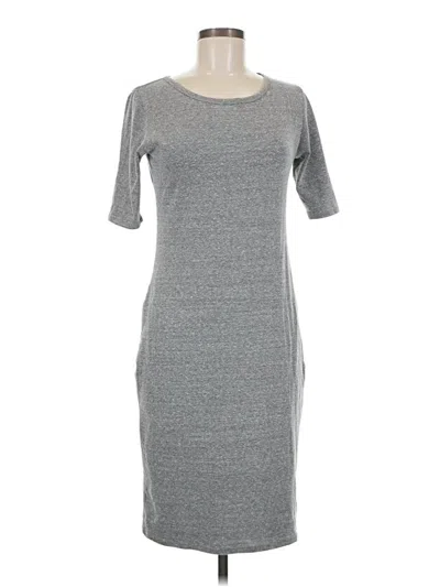 Pre-owned Lularoe Casual Dress In Gray
