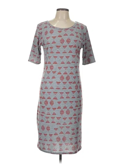 Pre-owned Lularoe Casual Dress In Gray
