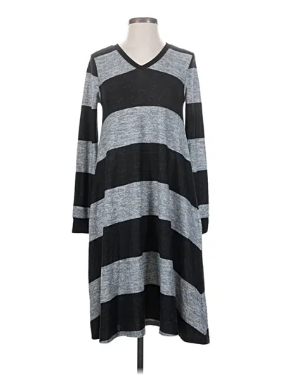 Pre-owned Lularoe Casual Dress In Gray