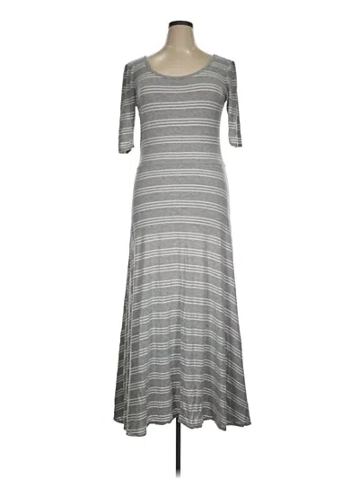 Pre-owned Lularoe Casual Dress In Gray