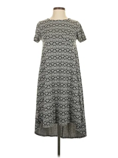 Pre-owned Lularoe Casual Dress In Gray
