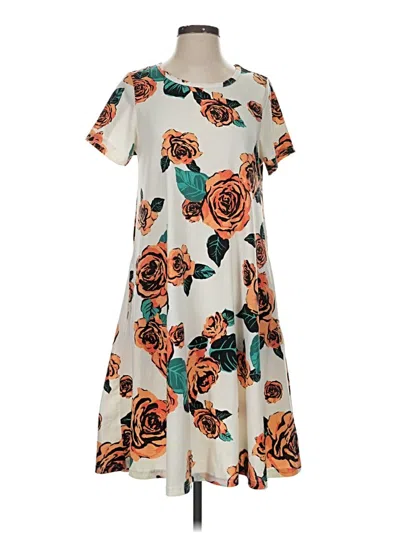 Pre-owned Lularoe Casual Dress In Gray
