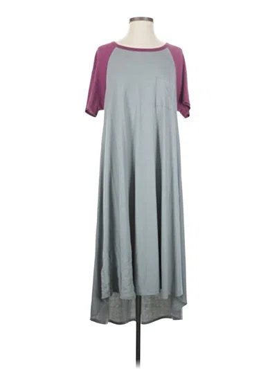 Pre-owned Lularoe Casual Dress In Gray