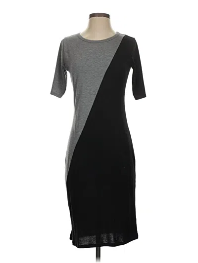Pre-owned Lularoe Casual Dress In Gray