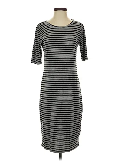 Pre-owned Lularoe Casual Dress In Gray