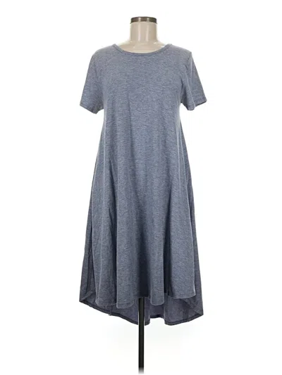 Pre-owned Lularoe Casual Dress In Gray
