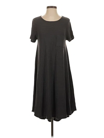 Pre-owned Lularoe Casual Dress In Gray