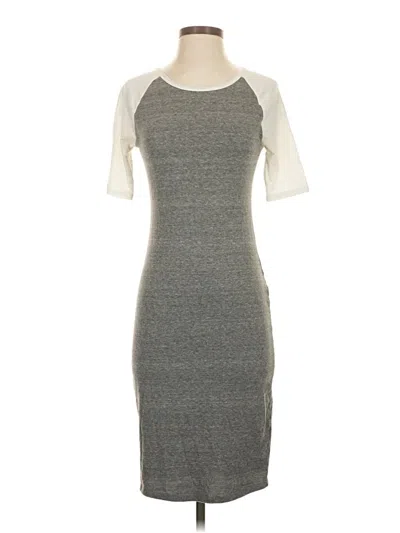 Pre-owned Lularoe Casual Dress In Gray