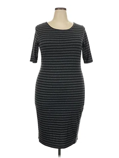Pre-owned Lularoe Casual Dress In Gray
