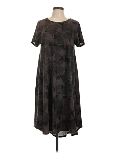 Pre-owned Lularoe Casual Dress In Gray