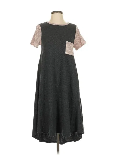 Pre-owned Lularoe Casual Dress In Gray