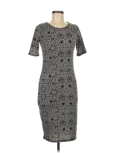 Pre-owned Lularoe Casual Dress In Gray