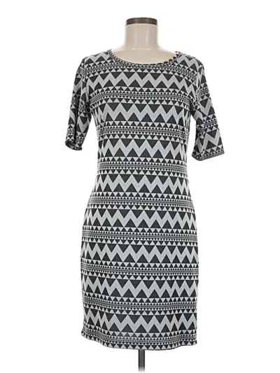 Pre-owned Lularoe Casual Dress In Gray