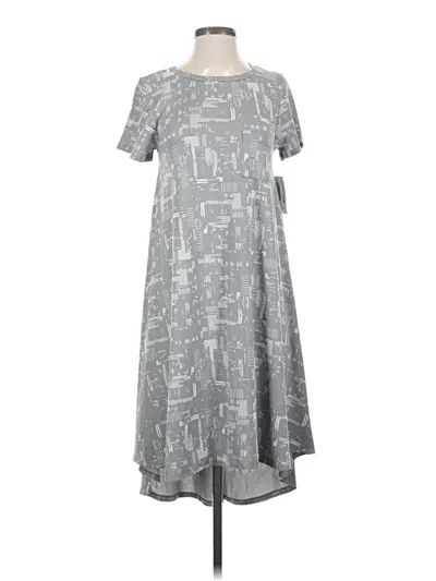 Pre-owned Lularoe Casual Dress In Gray