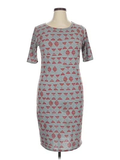 Pre-owned Lularoe Casual Dress In Gray