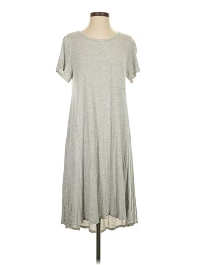 Pre-owned Lularoe Casual Dress In Gray