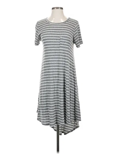 Pre-owned Lularoe Casual Dress In Gray