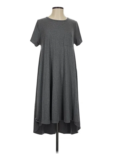 Pre-owned Lularoe Casual Dress In Gray