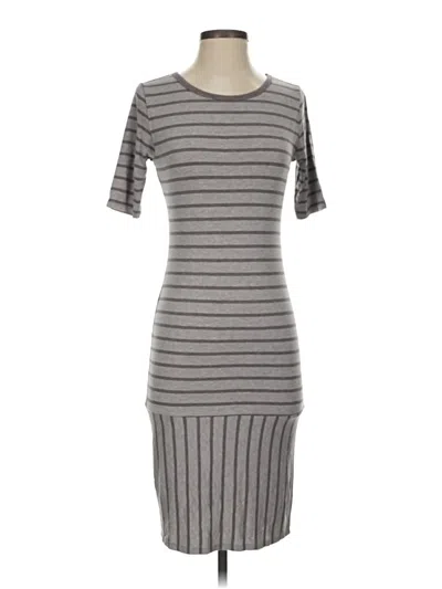 Pre-owned Lularoe Casual Dress In Gray