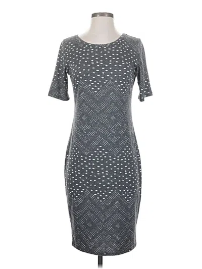 Pre-owned Lularoe Casual Dress In Gray