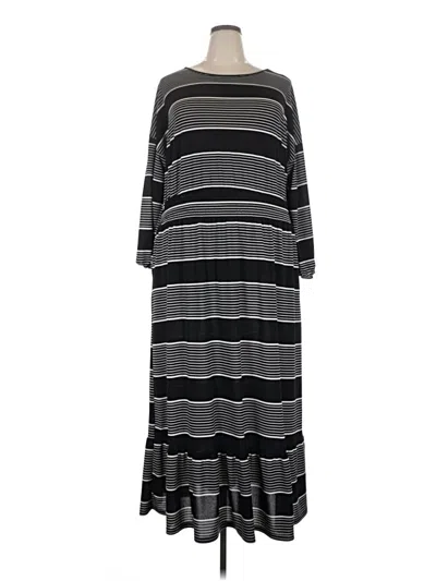 Pre-owned Lularoe Casual Dress In Gray
