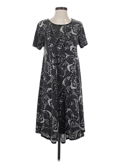 Pre-owned Lularoe Casual Dress In Gray