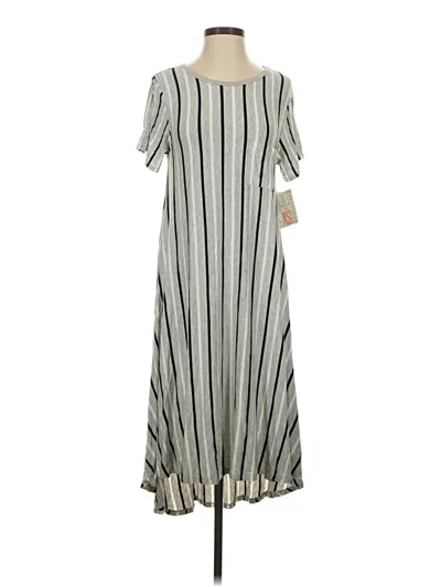 Pre-owned Lularoe Casual Dress In Gray
