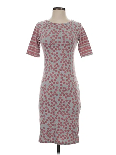 Pre-owned Lularoe Casual Dress In Gray