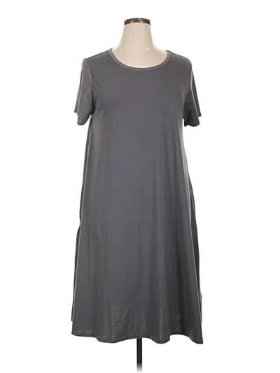 Pre-owned Lularoe Casual Dress In Gray
