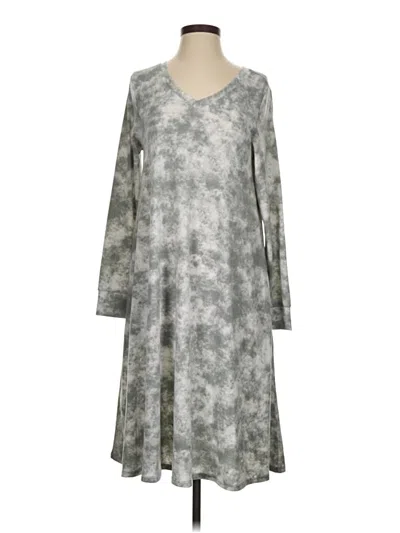 Pre-owned Lularoe Casual Dress In Gray
