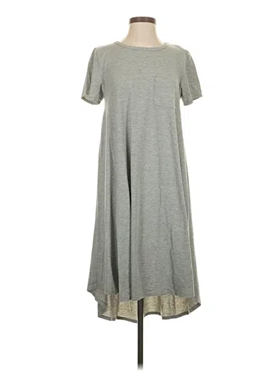 Pre-owned Lularoe Casual Dress In Gray