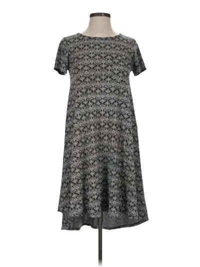 Pre-owned Lularoe Casual Dress In Gray