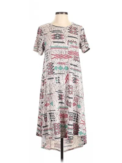 Pre-owned Lularoe Casual Dress In Gray