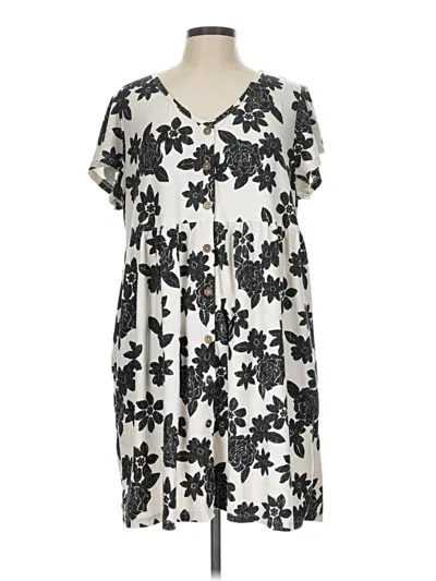 Pre-owned Lularoe Casual Dress In Gray