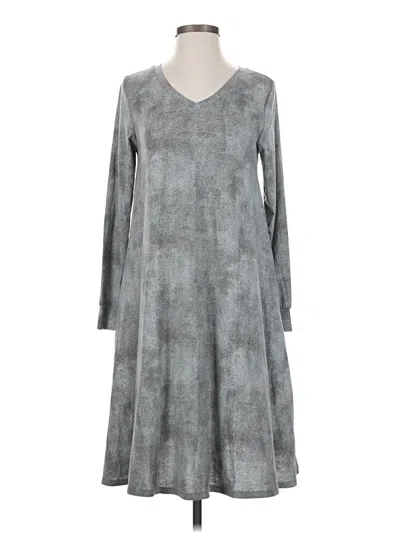 Pre-owned Lularoe Casual Dress In Gray