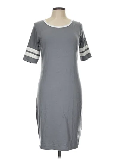 Pre-owned Lularoe Casual Dress In Gray
