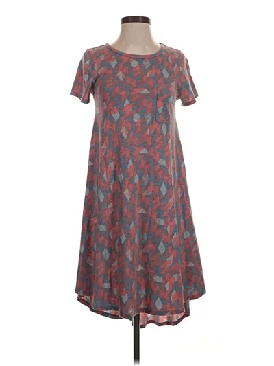 Pre-owned Lularoe Casual Dress In Gray