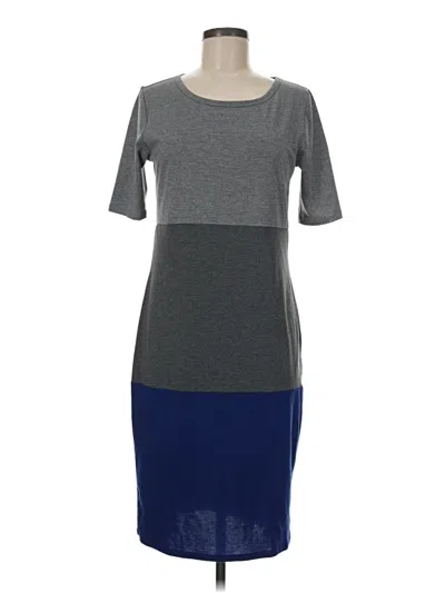 Pre-owned Lularoe Casual Dress In Gray