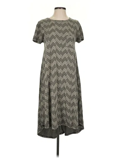 Pre-owned Lularoe Casual Dress In Gray