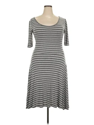Pre-owned Lularoe Casual Dress In Gray