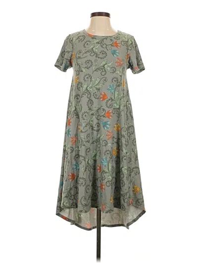 Pre-owned Lularoe Casual Dress In Gray