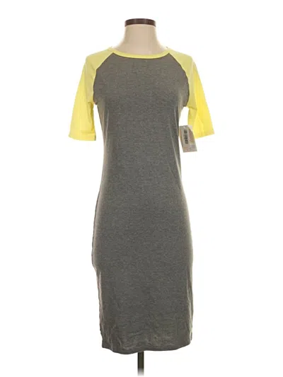 Pre-owned Lularoe Casual Dress In Gray