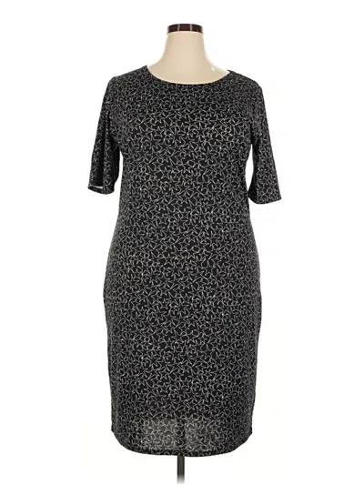 Pre-owned Lularoe Casual Dress In Gray