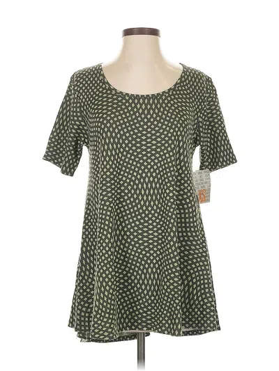 Pre-owned Lularoe Casual Dress In Green