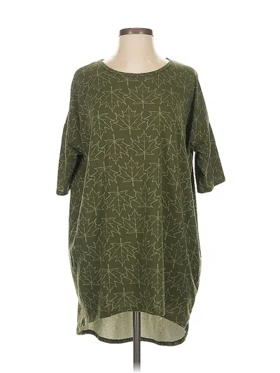 Pre-owned Lularoe Casual Dress In Green