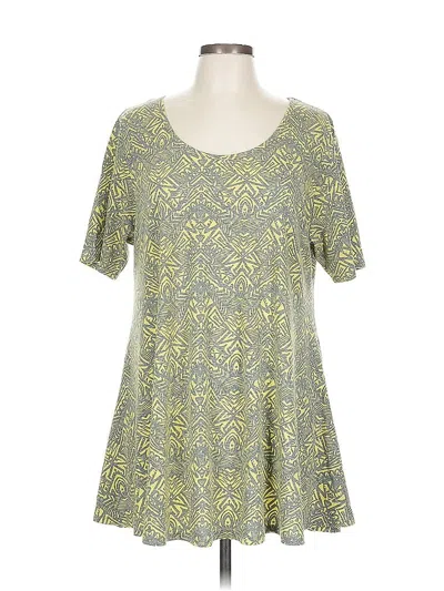 Pre-owned Lularoe Casual Dress In Green
