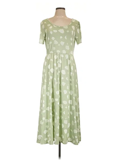 Lularoe Casual Dress In Green