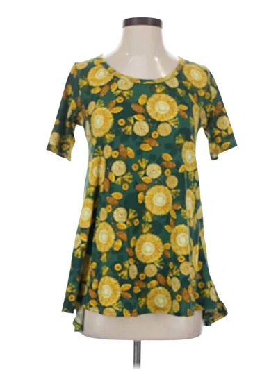 Pre-owned Lularoe Casual Dress In Green