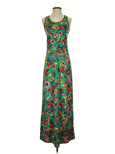Pre-owned Lularoe Casual Dress In Green